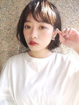 モリオ フロム ロンドン サッポロファクトリー店(morio FROM LONDON) 【morio札幌】2020年人気 大人かわいいシースルーバングボブ