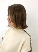 大人可愛いスクエアボブ
