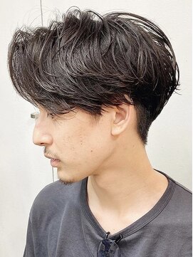 バイフィフス 原宿/表参道(by fifth) センターパート/ワンカールパーマ/かりあげ/大人ヘア