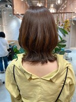 ロンド エスポワール 錦糸町(Lond espoir)&nbsp;【柴田】グレーベージュ黒髪レイヤーロング前髪パーマボブ