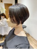 《前地 麻衣》30代/40代/50代　後頭部ふっくら短めショートボブ