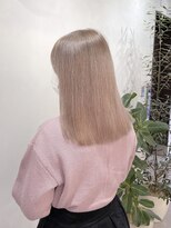 エイト プラット 渋谷2号店(EIGHT plat)&nbsp;ホワイトミルクティーベージュ　ケアブリーチダブルカラー11/11