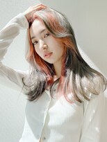 アルバム 池袋(ALBUM)&nbsp;シルバーインナーコーラルピンク_チェリーブラウン_39184