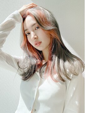 アルバム 池袋(ALBUM) シルバーインナーコーラルピンク_チェリーブラウン_39184