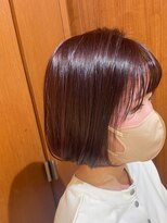 六本木美容室 西麻布店 ブリーチ無しパープル◎イルミナカラー