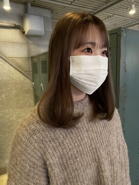 髪質改善と縮毛矯正の専門店 サンティエ(scintiller) 卒業式カラー　ベージュカラー