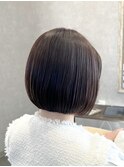 ぱつっとボブ