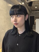 ソイリウム 下北沢(soi rium)&nbsp;【オリーブブラック×ワイドバングスタイル】