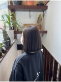 vegan認証カラーで大人ボブ(20代)