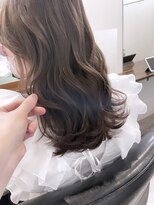 シーシンジュク 新宿南口(Sea shinjuku)&nbsp;ブリーチなしチョコレートカラー×前髪/顔周り×韓国ミディアム