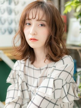 カバーヘアアンドスパ ブリス 浦和(COVER HAIR&SPA bliss) ★カーキベージュ外国人風くせ毛風こなれミディ20代30代40代★9