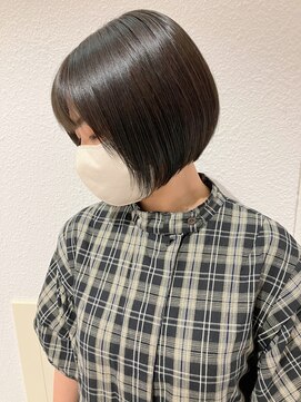 ビューティシモ 川越(Beautissimo) 【金慶彦】前下がりボブ&オリーブグレージュ☆☆