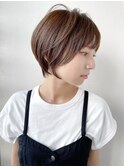 大人可愛いナチュラルショート
