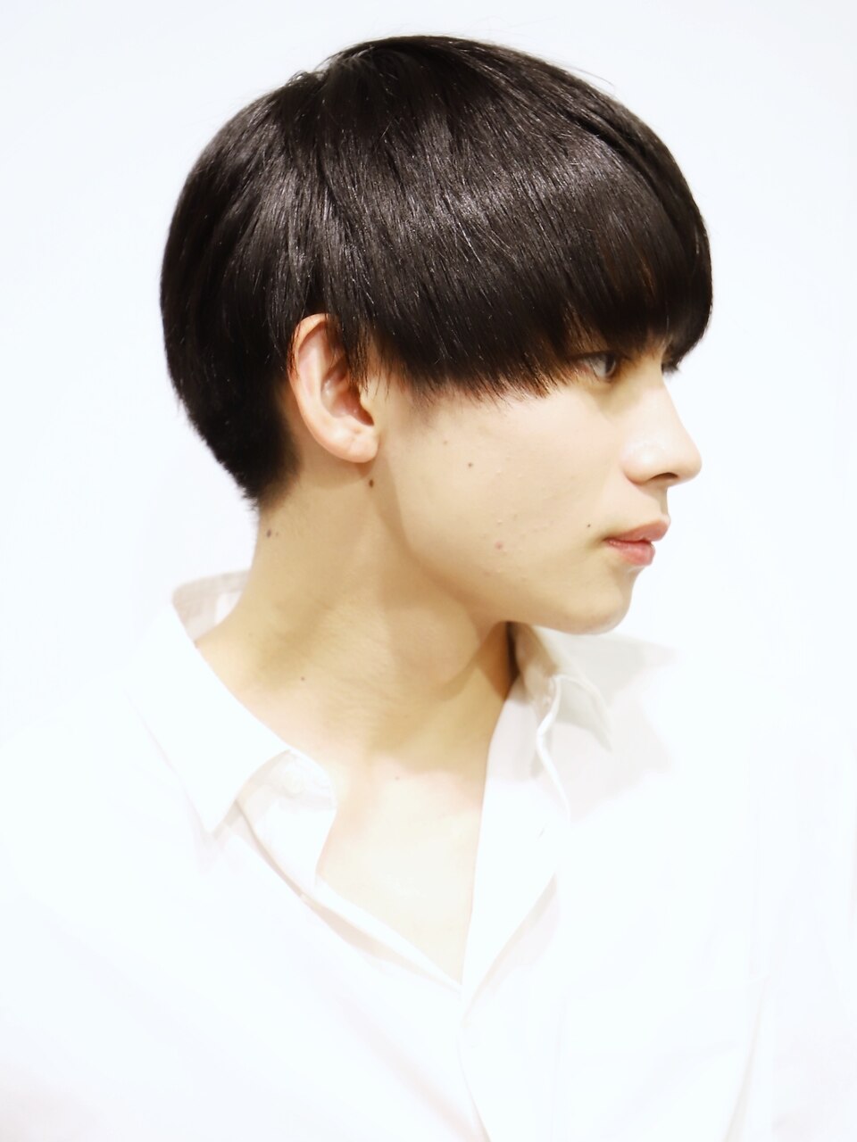 さら髪】 ナチュラル マッシュ モテ 刈り上げショート：L200507790