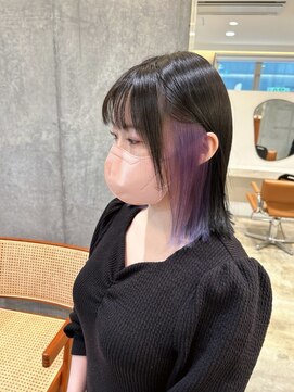 ニカ 溝の口(NICA) インナーカラー×ヴァイオレット＊【NICA溝の口店】