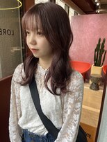 ローレンジウ(LOREN JU)&nbsp;透明感髪質改善ベージュダブルカラーミルクティーグレージュ