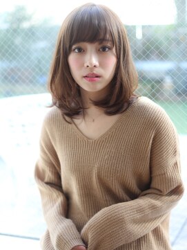 マイラ 銀座(myla) 20代30代40代50代ひし形くびれレイヤーカットオリーブベージュ