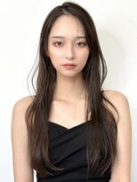 韓国ヘア暗めカラー艶カラー小顔カット透明感10代20代30代銀座