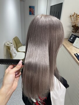 ペレ 渋谷(PELE) h_ 黒髪/ボブルフ/ネビージュ/小顔/ワンレン/水戸/髪質改善/前髪