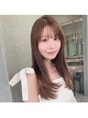 ロングヘア/レイヤーカット/顔周りカット/フェイスレイヤー/前髪