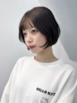 アルバム 渋谷パルコ(ALBUM) ボブショート顔周りレイヤーおくれ毛_F20413