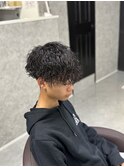 波巻きスパイラルパーマ