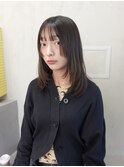 アプリコットオレンジ/くびれヘア/ウェーブショート［新潟］