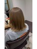 【頭皮の赤み除去】カット+カラー+ルベルワン4ステップTR+ヘッドスパ