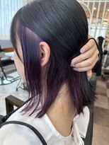 アーサス ヘアー デザイン 新潟駅南店(Ursus hair Design) 切りっぱなし×インナーカラー