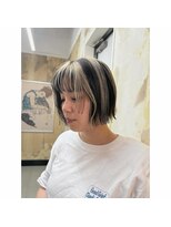 フィリュヌ(filune)&nbsp;ツートーンボブ。