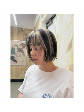 フィリュヌ(filune) ツートーンボブ。