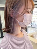 シェリ(che'rie)&nbsp;ハイライトカラーインナーカラーベージュレイヤーカット