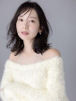 ポケット ヘア いわき泉テラス店(POCKET)&nbsp;黒髪カタログ/クラゲヘアー/オリーブグレー/いわき泉85