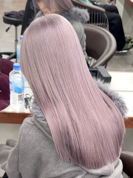 ニコ トウキョウ 渋谷(nico TOKYO) ダブルカラーミルクティーピンクホワイトパープルハイトーン韓国