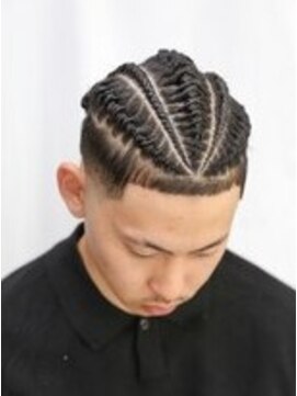 バーバーショップ ダリー(BARBERSHOP DALIE) コーンロウ×バレルツイスト