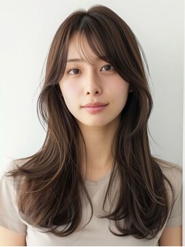 アースモード 亀戸店(EARTH Mode) 大人可愛い◎ロングレイヤー茶髪×うる艶美人ヘア