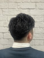 グレイスフル バーバープラチナム 六本木店(Graceful Barber platinum)&nbsp;ツーブロック束感ショートアップバング