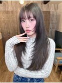 透明感カラー/髪質改善/縮毛矯正/韓国風レイヤーカット