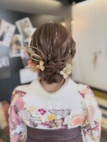 ガーデン プリヴェ(GARDEN:Prive) 卒業式ヘアセット ふわふわシニヨン