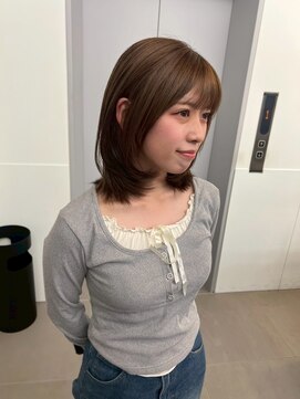 ローレン(LOREN) 透明感髪質改善ベージュダブルカラーミルクティーグレージュ