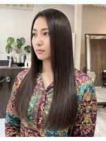 零秒女髪 千里丘店 艶髪まとまり美髪 ロングヘア髪質改善カラー艶カラー艶感