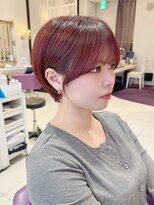 ハピネス 河原町店(Happiness)&nbsp;京都美容室　顔まわりカット　京都ショート　進詩織