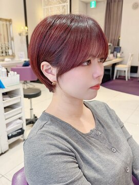 ハピネス 河原町店(Happiness) 京都美容室　顔まわりカット　京都ショート　進詩織