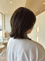 メゾンルヴェール 岐阜穂積(Maison LeVert)&nbsp;外はねボブ×オリーブベージュ