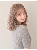 ハイライトバレイヤージュダブルカラーケアブリーチ20代30代