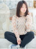 女っぽシンプル◎ハンサムストレートa