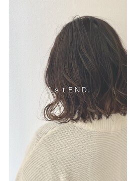ファーストエンド 三ツ屋店(1st END.) 肩下ウェーブ　スタイル　ヌーディーカラー