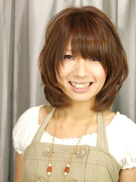 ヘアーガーデンオーブ(HAIR GARDEN aube) ゆるふわミドルレイヤーミディアム