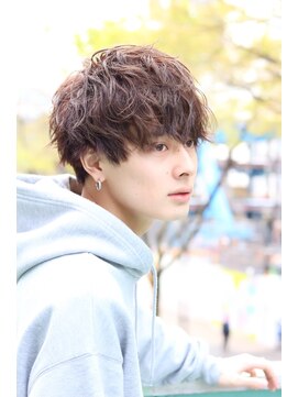 ネイビー(NAVY) ネープレスフェザーマッシュ☆1分スタイリング☆イメチェンにも