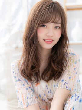 モッズヘア 越谷(mod's hair) 大人かわいいくせ毛風カール＆斜めバングa越谷20代30代40代!